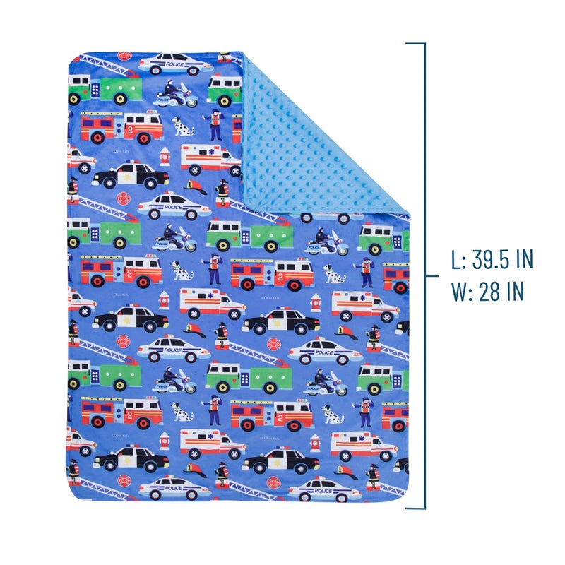 Wildkin Plush Baby Blanket â€“ Soft & Cozy Comfort, Ideal for Toddlers, Travel & Daycare - Heroes - Image 4